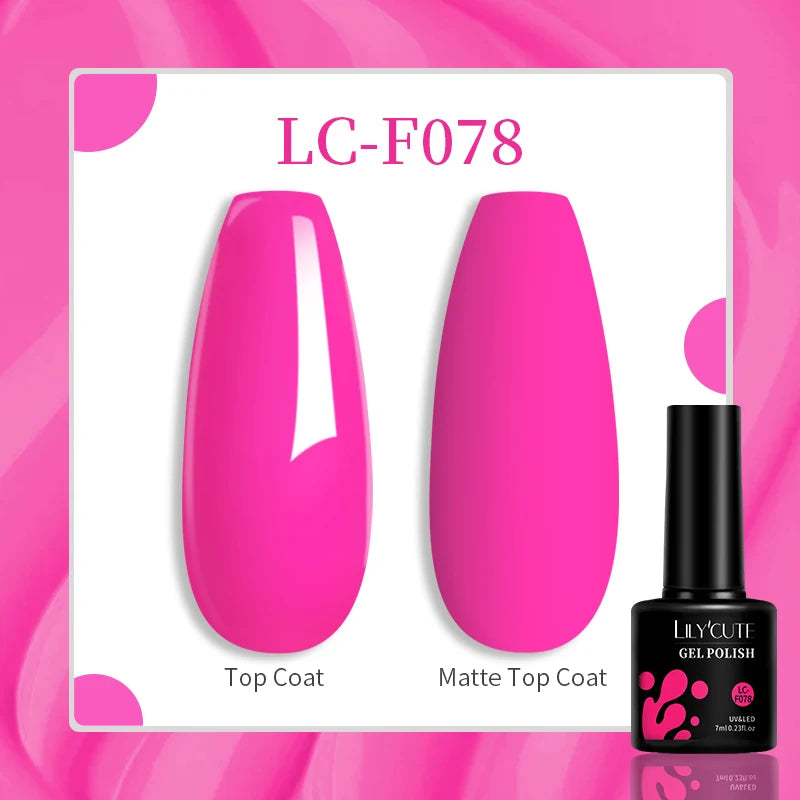 Vernis Gel UV LED - Collection 100 Couleurs (7 ml)