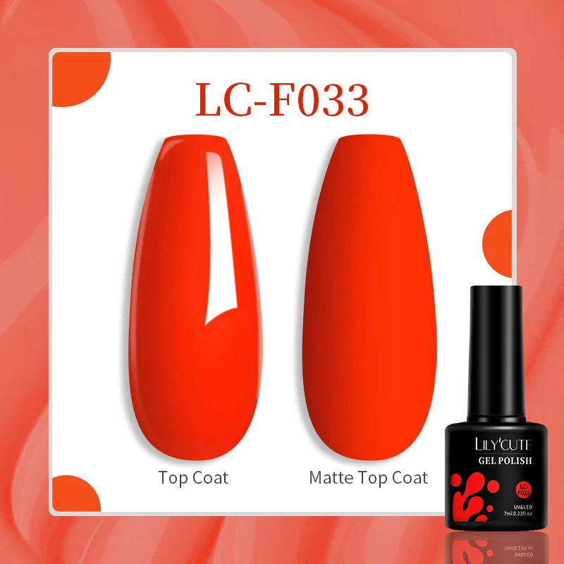 Vernis Gel UV LED - Collection 100 Couleurs (7 ml)