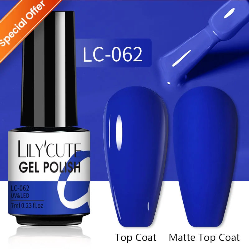 Vernis Gel UV LED - Collection 100 Couleurs (7 ml)