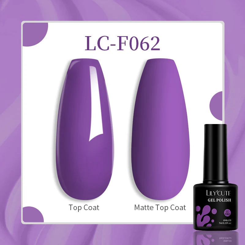 Vernis Gel UV LED - Collection 100 Couleurs (7 ml)